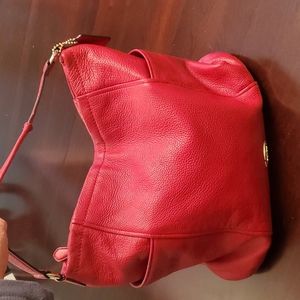 Vintage Coach Handbag Red